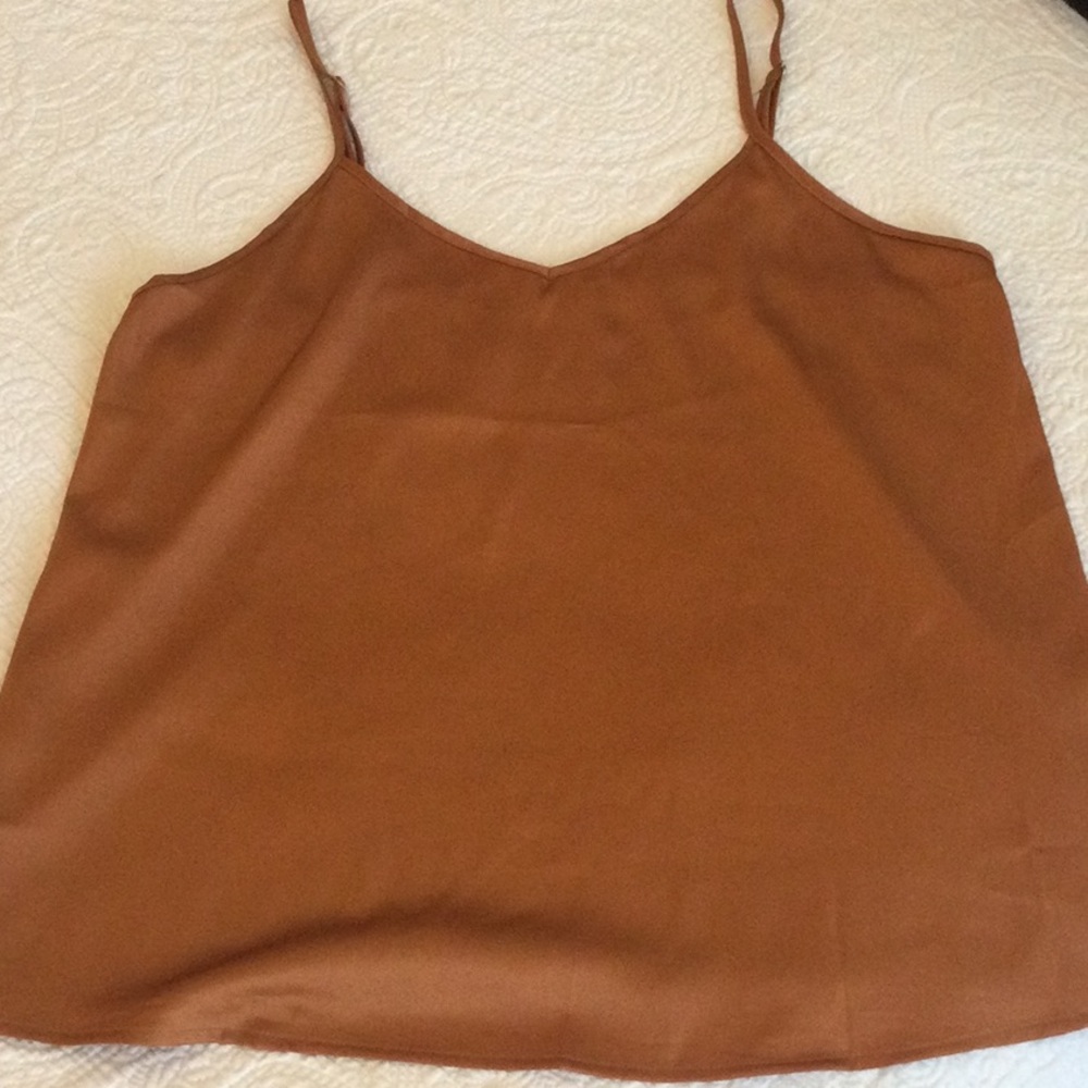 Cooper in color Women’s Satin V-Neck Cami Tank Top